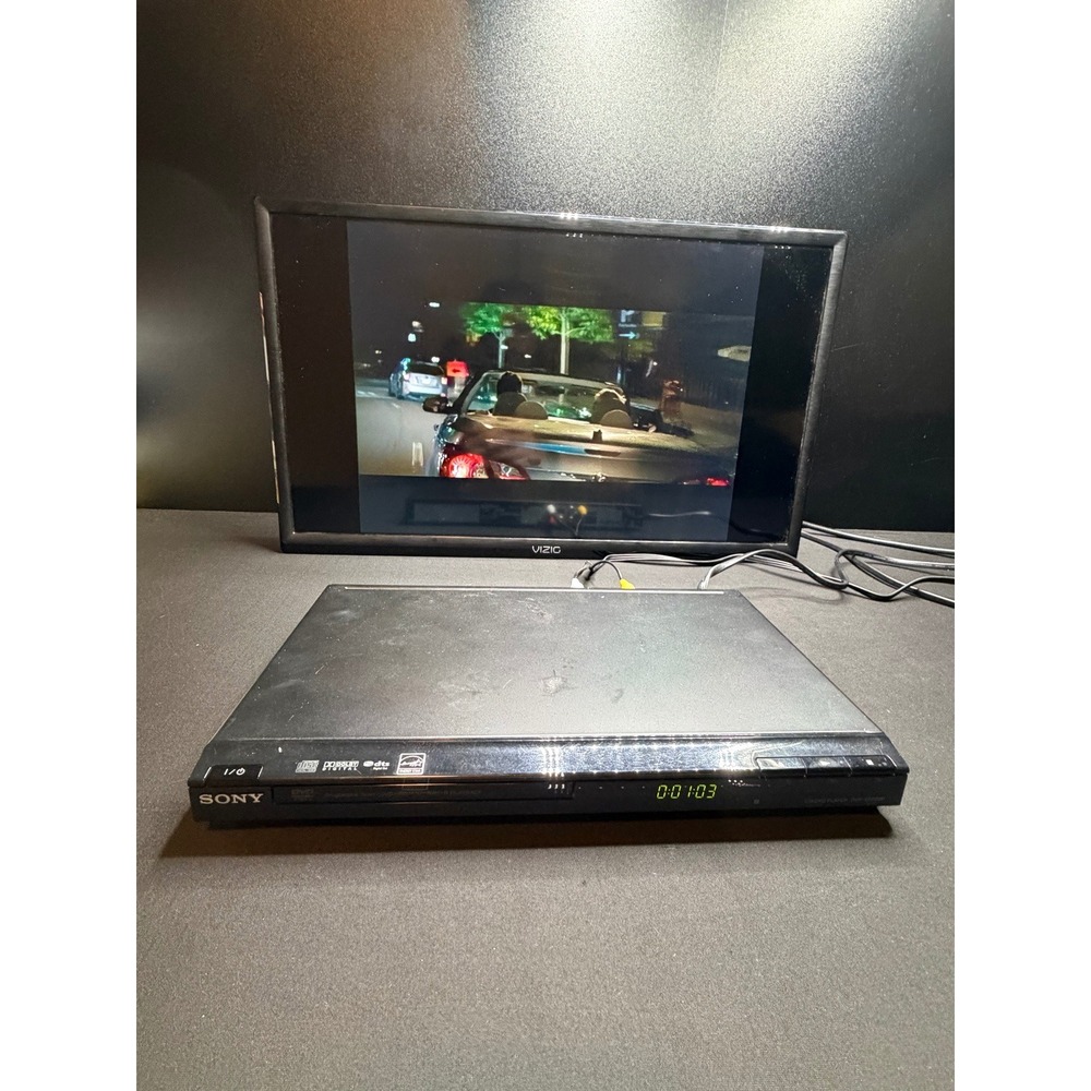 Sony DVP-SR200P DVD CD Player Tested Working No Remote